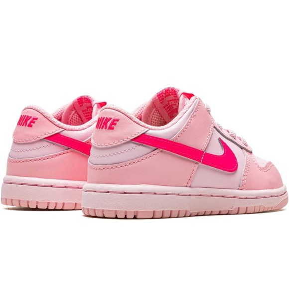 Nike Dunk Low Girls Triple Pink (hyper/soft/foam) - Picture 3 of 6